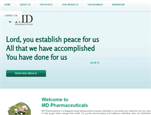 Tablet Screenshot of mdpharm.com